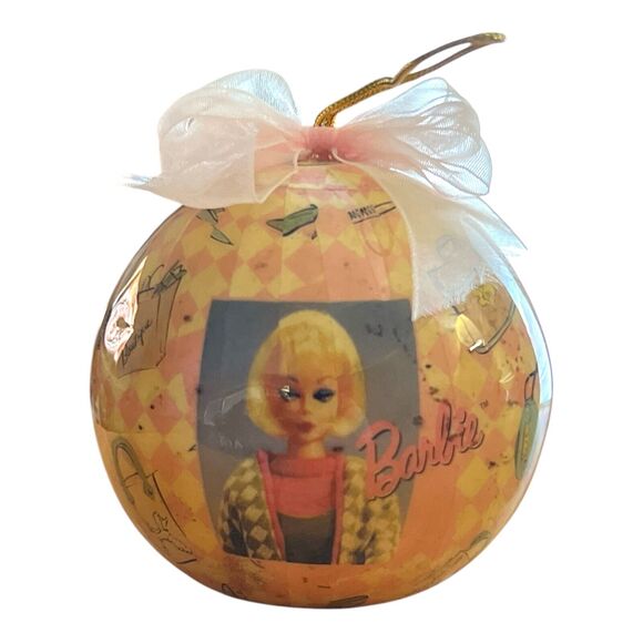 Vintage 1996 Mattel Matrix Barbie Christmas Ornament/Ball Plastic - Picture 1 of 3